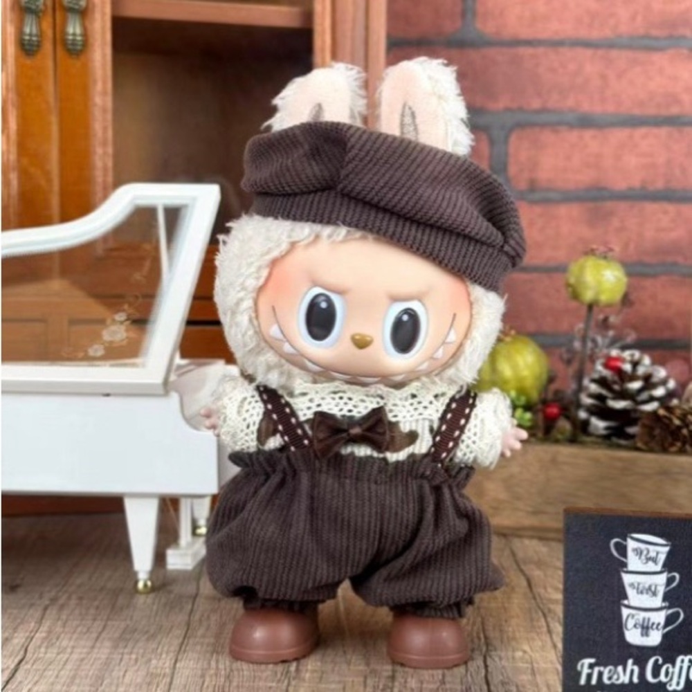 Adorable Brown Corduroy Outfit(DOLL NOT INCLUDED)